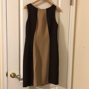 Gently used Brown and beige Anne Klein dress